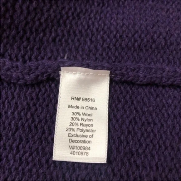 Coldwater Creek Metallic Knot Cardigan - Picture 3 of 5